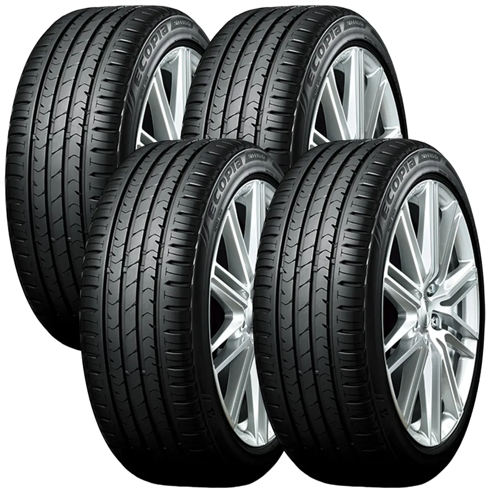 【BRIDGESTONE 普利司通】ECOPIA NH100 環保節能輪胎 四入組 185/60/15適用#Yaris #Vios #SWIFT(安托華)