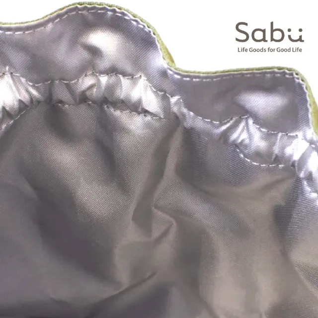 【SABU HIROMORI】MOOMOO可愛復古文青和風束口便當袋/午餐袋(銀離子抗菌塗層 精緻小巧 防漏 日系 北歐風)
