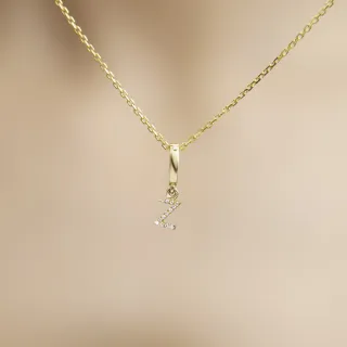 【Olivia Yao Jewellery】18K金 鑽石字母Z 吊墜(HAUTE Collection/送禮/客製化)