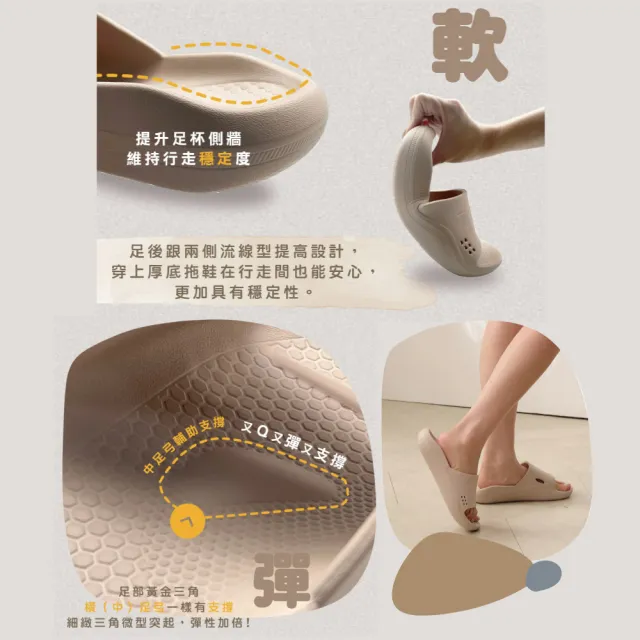 【維諾妮卡】台灣製厚底雙重紓壓類氣墊舒服鞋(任選2入)