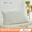 【MIT iLook】飯店舒眠羽絲絨枕頭超值1入(本白)