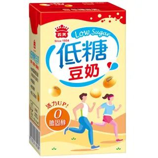 【義美】低糖豆奶系列250mlx2箱(共48入;原味/黑豆奶)