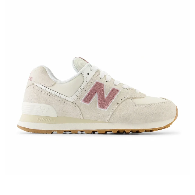 NEW BALANCE 574 女鞋 粉色 麂皮 經典 運動