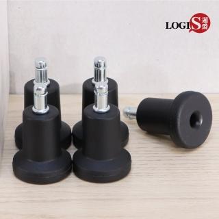 【LOGIS】電腦椅止滑加高型固定輪(固定腳辦公椅輪子)