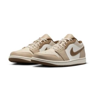【NIKE 耐吉】Air Jordan 1 Low SE Tan Brown 牛奶糖雕花 HF5753-221(AJ1 男鞋 休閒鞋)