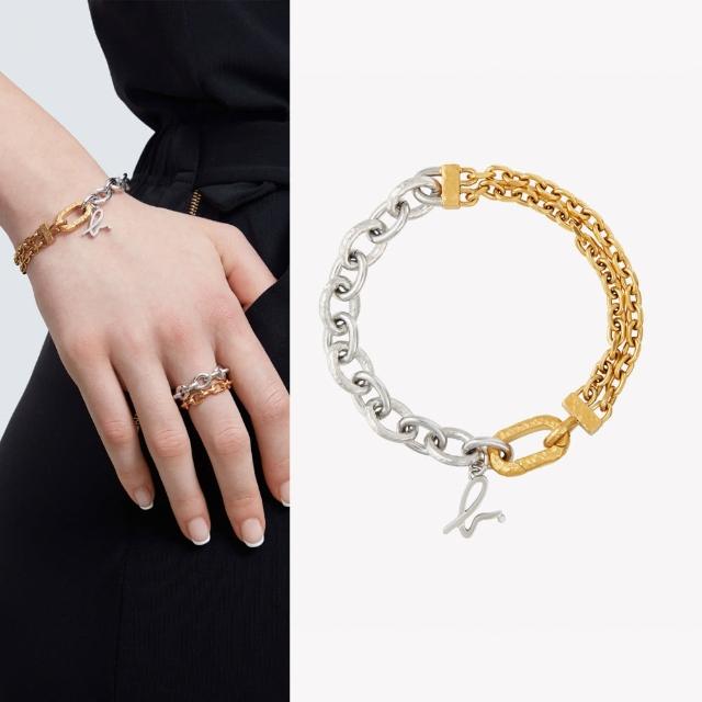 【agnes b.】bijoux Chunky Chain系列雙色手鍊