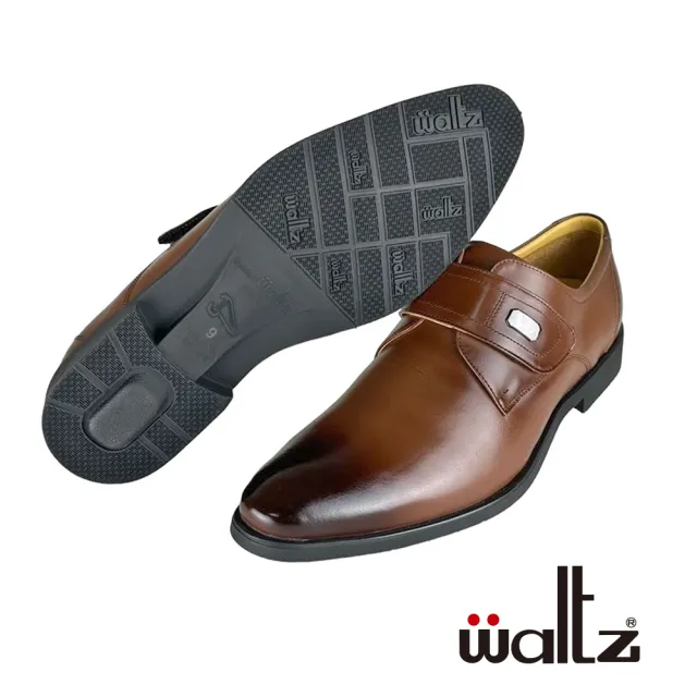 【Waltz】質感皮鞋 呼吸鞋 專利底 紳士鞋 真皮皮鞋(4W613006-23 華爾滋皮鞋)