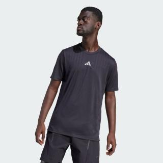 【adidas 愛迪達】AIRCHILL 上衣 短袖 男 黑 透氣 排汗 訓練 慢跑 運動(IX5374 ∞)