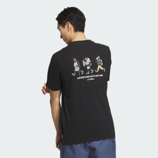 【adidas 愛迪達】上衣 短袖 黑 男 圓領 抗臭 純棉 反光 休閒 運動(IS0282 ∞)