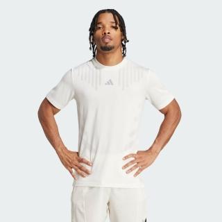 【adidas 愛迪達】AIRCHILL 上衣 短袖 男 白 透氣 排汗 訓練 慢跑 運動(IS3736 ∞)