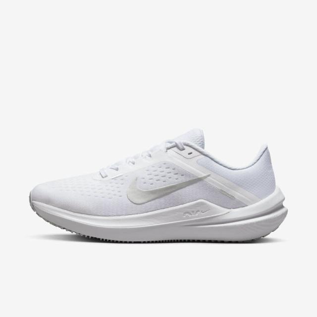 【NIKE 耐吉】W Air Winflo 10 女 慢跑鞋 運動 路跑 基本款 緩震 舒適 白銀(DV4023-102)