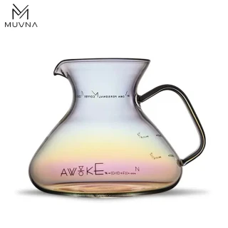【MUVNA 慕威納】螢盞分享壺、咖啡壺、泡茶壺-450ml(炫彩)