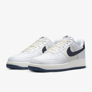 【NIKE 耐吉】運動鞋 休閒鞋 男鞋 NIKE AIR FORCE 1 07 NN White Obsidian Fir 藍白 AF1 低筒(HF4298100)