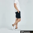 【GFoneone】男平織彈性休閒登山機能短褲-黑(男短褲)