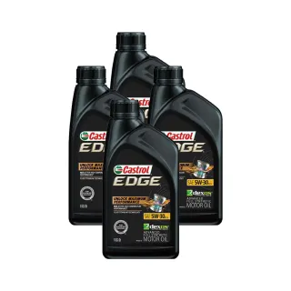 【CASTROL 嘉實多】機油-EDGE 5W30黑鈦系列 946ml 整箱6入 不含安裝(車麗屋)