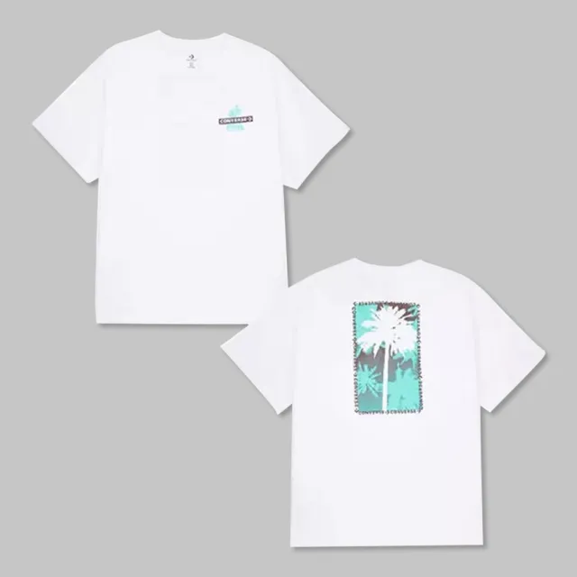 【CONVERSE】FESTIVAL PALM TREE TEE WHITE 短袖上衣 男上衣 T恤 白色(10027152-A01)