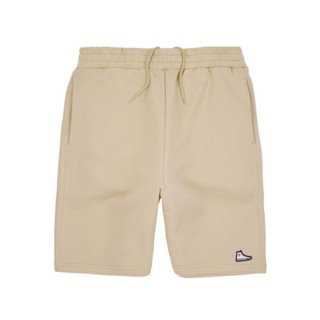【CONVERSE】SNEAKER PATCH SOLID SHORT 短褲 男女 米黃(10026844-A06)