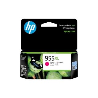 【HP 惠普】官方直營 955XL 高列印量 洋紅色 原廠墨水匣(L0S66AA)