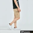 【GFoneone】男戶外側袋登山機能短褲-卡其(男短褲)