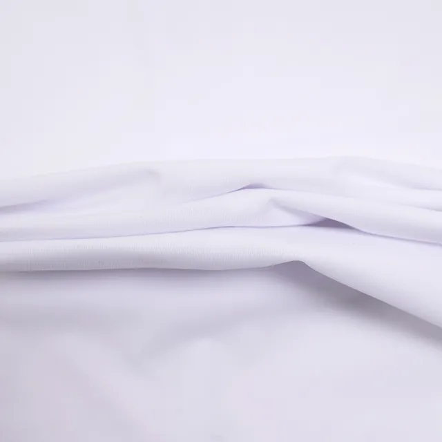 【LE COQ SPORTIF 公雞】高爾夫系列 男款白色舒適冷感基本款袖套 QGT0R742