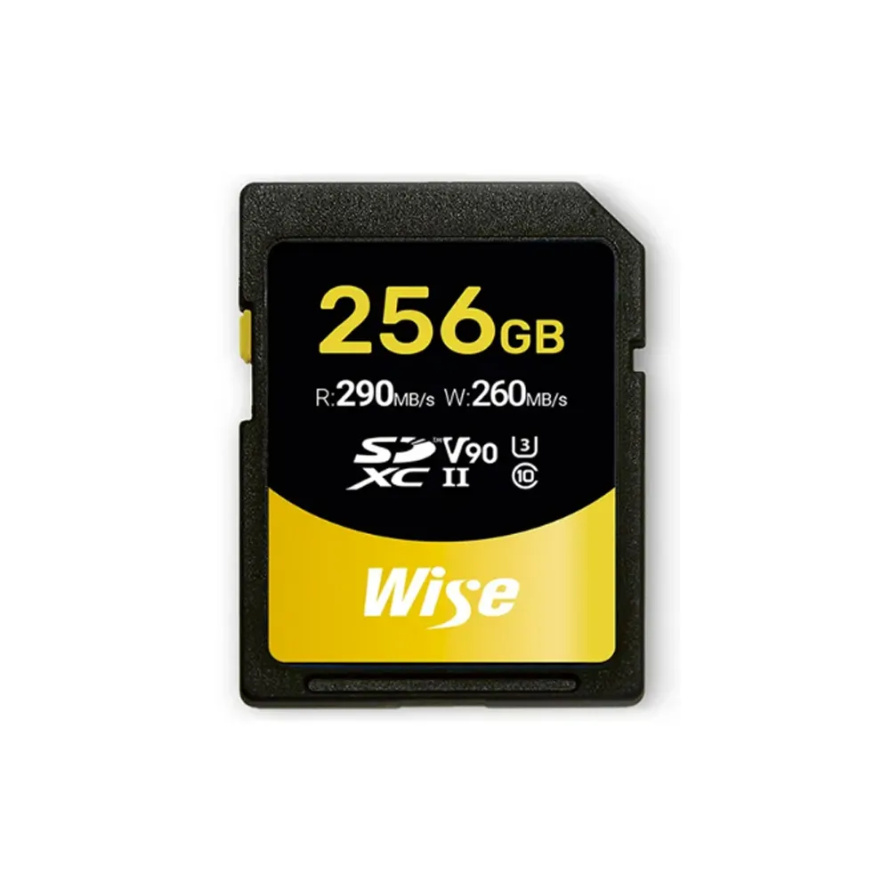 【Wise 裕拓】256GB SDXC UHS-II V90 高速記憶卡(公司貨)