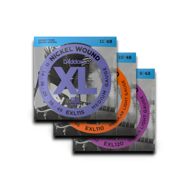 【D’Addario】卓越品質首選 鍍鎳鋼電吉他弦 三種規格／EXL120 EXL110 EXL115(吉他弦 電吉他弦 Strings)