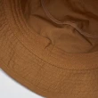 【Dickies】男女款棕色純棉暗格紋側邊品牌Logo織標漁夫帽｜DK013054BD0(帽子)