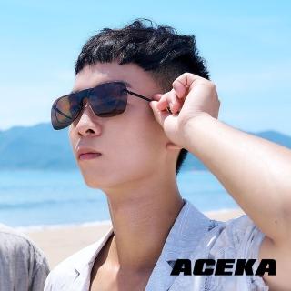 【ACEKA】俐落方形琥珀棕磁吸式夾片(METRO 夾式系列)