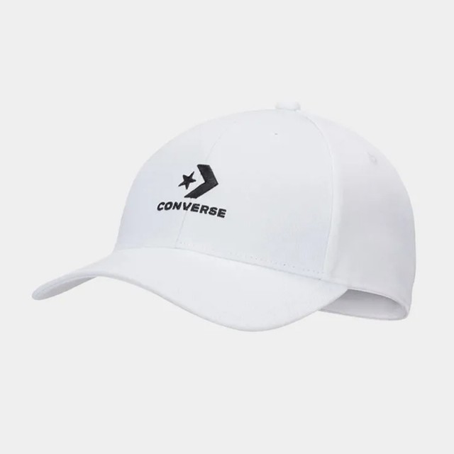 【CONVERSE】LOCK UP BASEBALL WHITE 休閒帽(10022130-A02)