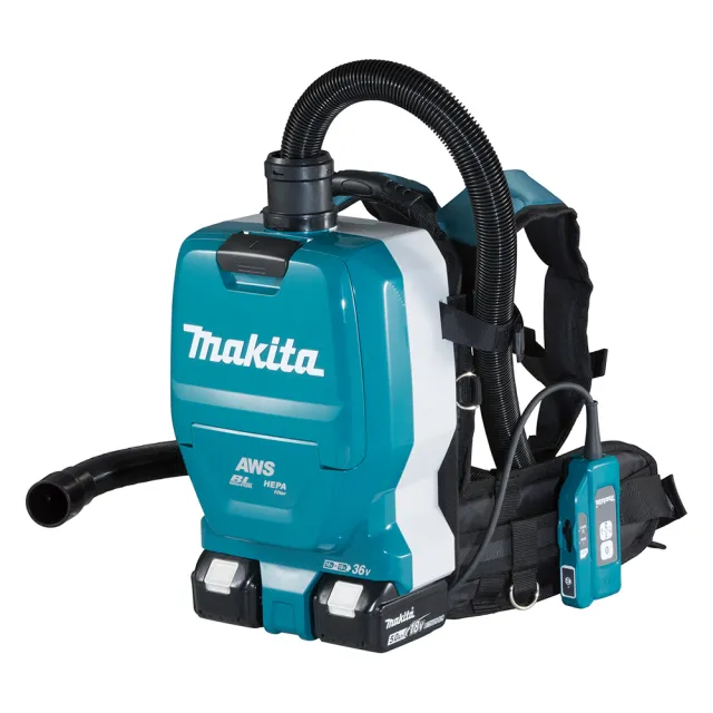 【MAKITA 牧田】DVC265ZX3 18V+18V無刷背負吸塵器 單主機 無電池 無充電器(DVC265ZX3)