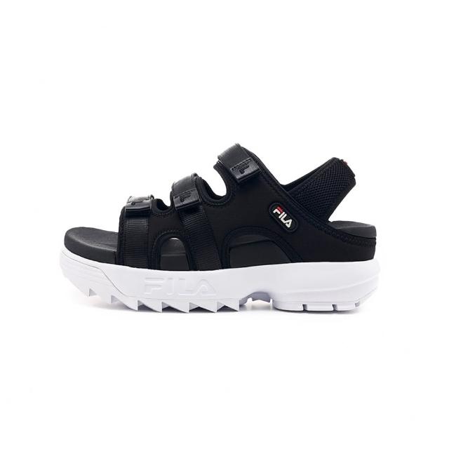 【FILA】Disruptor SD Puffy 女 運動涼鞋 厚底 增高 穿搭 黑(5-S138Y-013)