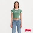 【LEVIS 官方旗艦】女款 Mini短版短袖Tee恤 / 長方LOGO 人氣新品 A3523-0070