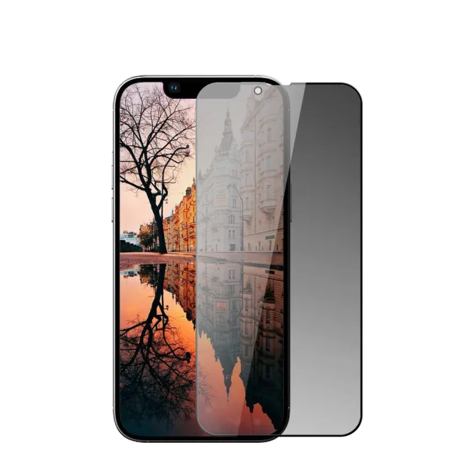 IPhone 13/13 PRO 保護貼 保護貼 買一送一覆蓋黑框防窺玻璃鋼化膜(買一送一 IPhone 13/13 PRO 保護貼)