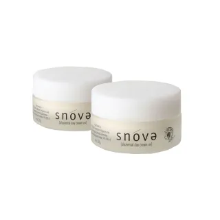 【SNOVA】絲若雪胎盤日間防曬護膚乳霜UV-30g-2入組(淡斑/提亮/美白/防曬/日霜)