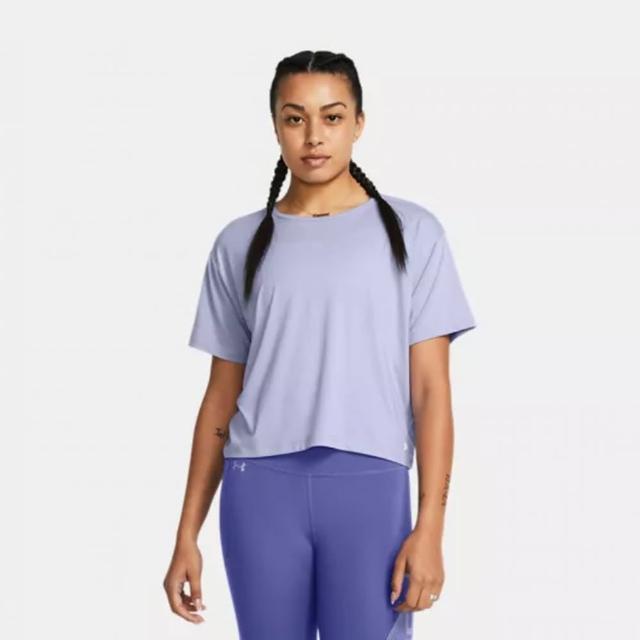 【UNDER ARMOUR】上衣 女款 短袖上衣 運動 Motion SS 紫 1379178539(S1131)