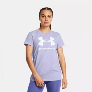 【UNDER ARMOUR】上衣 女款 短袖上衣 運動 UA W SPORTSTYLE LOGO SS 紫 1356305539(S1129)