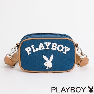 【PLAYBOY】斜揹包 Newtro系列(藍色)