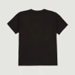 【Hang Ten】男裝-基本款BCI純棉圓領腳丫短袖T恤(黑)