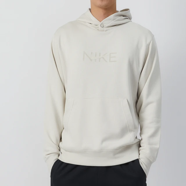 NIKE 耐吉 AS M NSW HOODIE PO FT I2SP 男款 米白色 舒適 運動 帽T 長袖 FZ4765-104