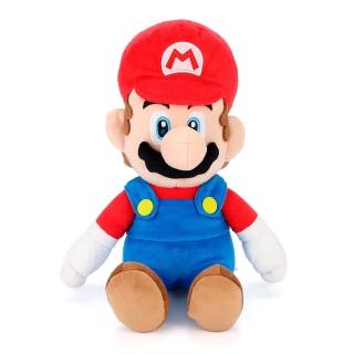 【Nintendo 任天堂】三英貿易 ALL STAR COLLECTION 超級瑪利歐 瑪莉歐坐姿絨毛娃娃 M