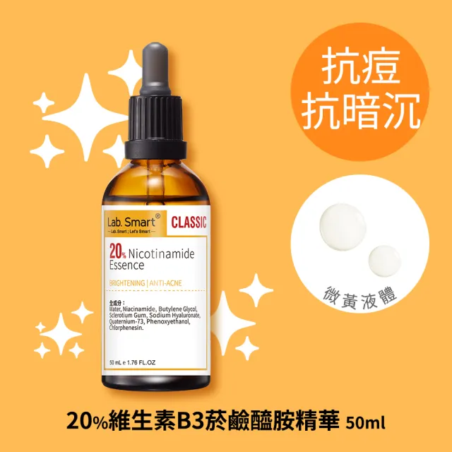 【Dr.Hsieh 達特醫】LabSmart Classic精華50ml-無盒(神經醯胺/A醇/維生素B3/維生素C醣甘)