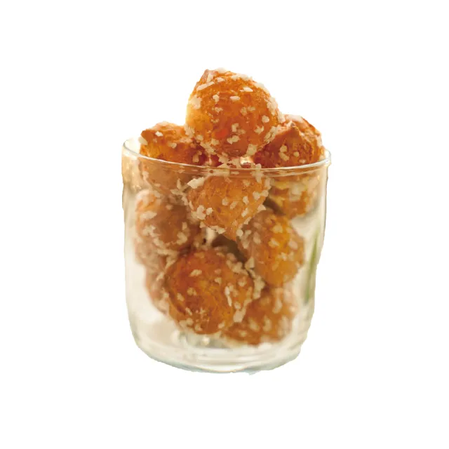 【洪瑞珍】珍珠小泡芙5杯組(每杯180g共5杯 台灣土產 佳節伴手禮)