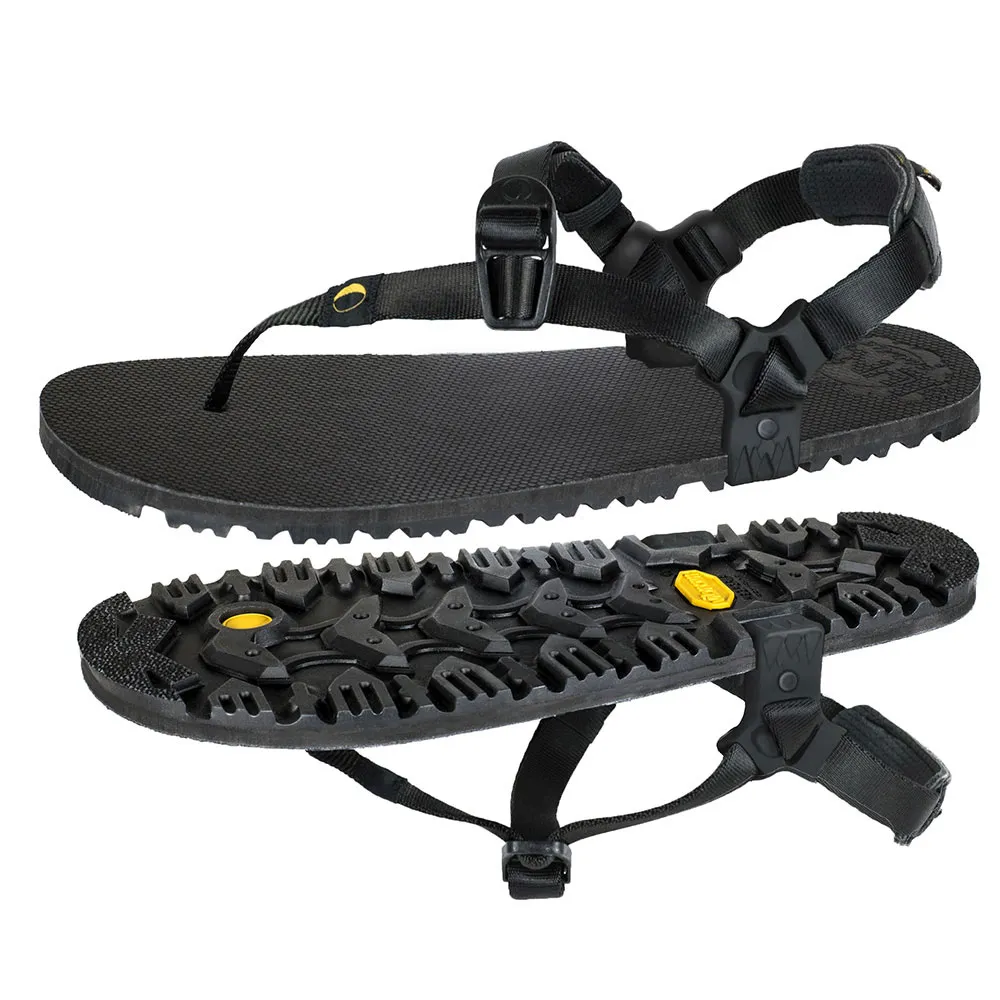 【Luna Sandals】OSO FLACO 越野機能涼鞋 薄款 經典黑(戶外/休閒/國旅/日常/夾腳拖/拖鞋)