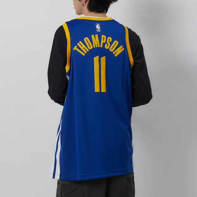 【NIKE 耐吉】Dri-FIT NBA 男款 藍色 運動 快乾 排濕 勇士隊 籃球背心 DN2005-402