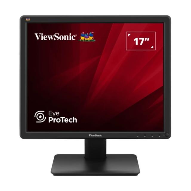  ViewSonic 優派 VA709 17吋 TN 面板顯示器，最高解析度 1280x1024，對比度 1000:1，反應時間僅 5ms，支援 VGA 與 DVI 輸入介面。專為 OA 辦公設計，高 CP 值健康護眼款，亮度 250 cd/m²，節能功能，VESA 壁掛支援，重量僅 2.5kg，尺寸 373.8 x 385.7 x 184.8 mm，提供三年保固及備機服務，適合日常辦公使用，提升工作效率。 