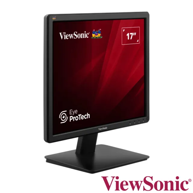 【ViewSonic 優派】VA709 17型 TN SXGA 75Hz 護眼電腦螢幕(VGA/DVI/5ms)