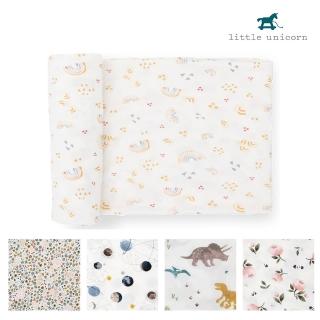 【Little Unicorn】絲柔超彈竹纖維包巾單入組(多款任選 120x120cm)