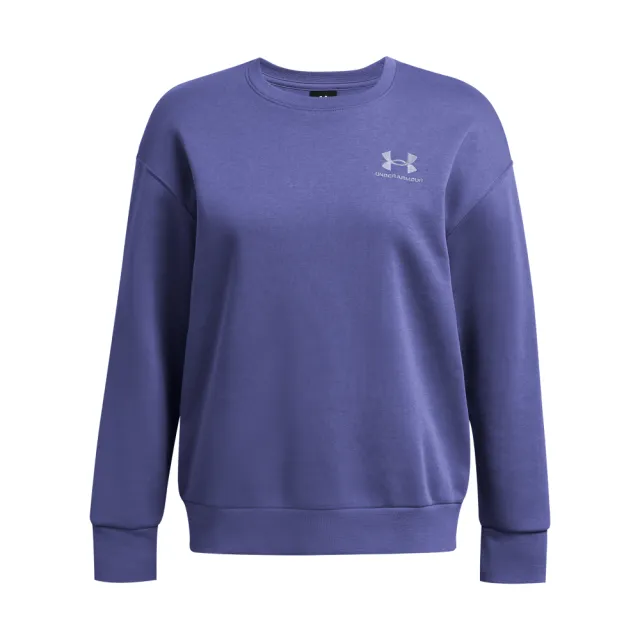 【UNDER ARMOUR】UA 女 Essential Fleece 長袖T-Shirt_1373032-561(紫)