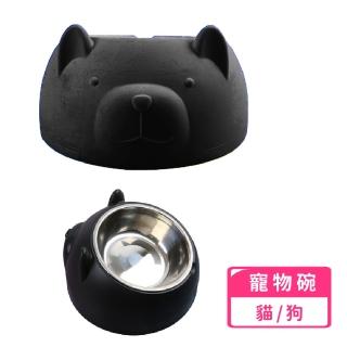 不鏽鋼寵物碗食盆(餵食碗 護頸碗 水盆 飼料碗 喝水碗 狗碗 寵物碗 斜口碗 貓碗)