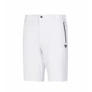 【Munsingwear】企鵝牌 男款白色時尚對比色剪接高機能彈性防曬短褲 MGTL8504